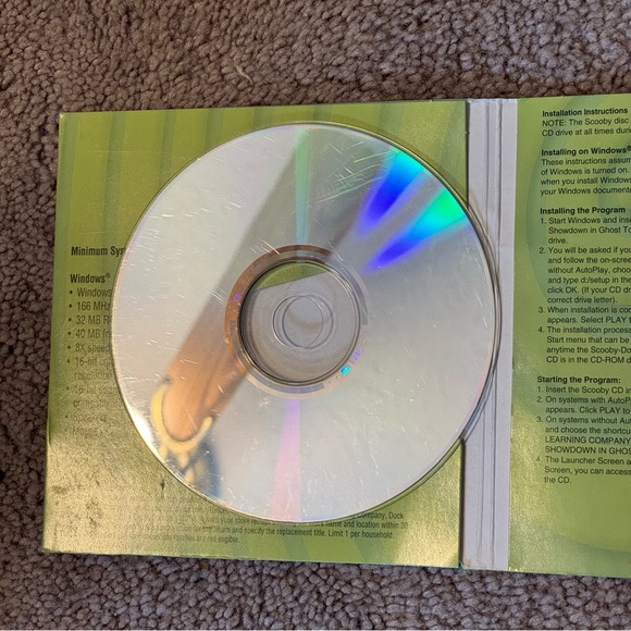 Scooby Doo: Showdown in Ghost Town Computer CD - Picture 4 of 4